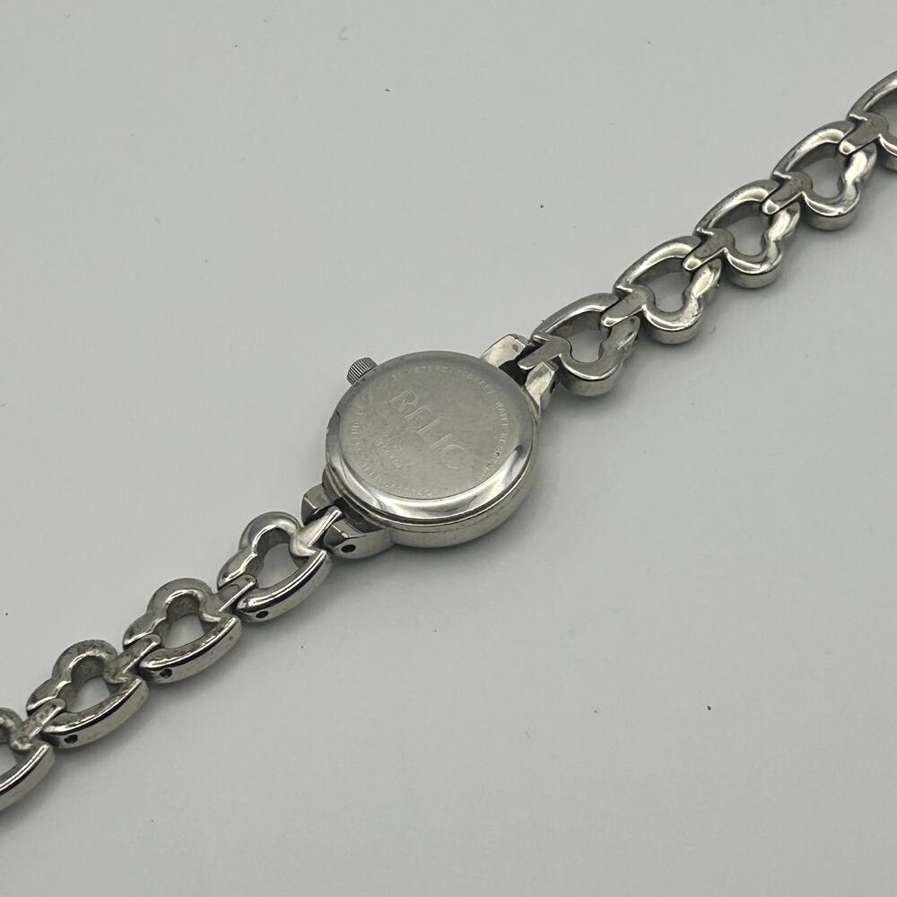 Relic Silver Tone Pink Mother Pearl Stainless Steel Women’s Watch - Picture 6 of 8